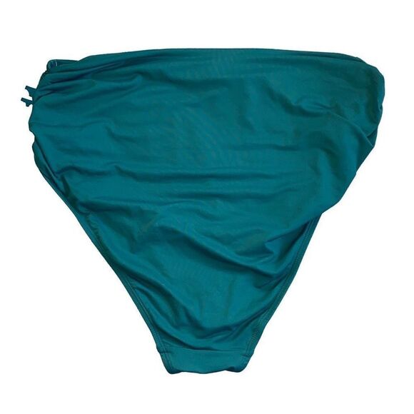 Anne Cole NWT Bikini Bottom Size 18W Ocean Green Teal 3-Way Convertible - Picture 2 of 11